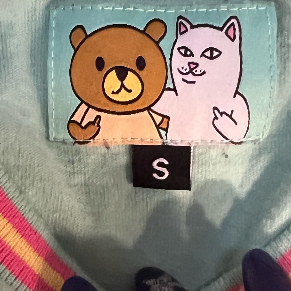 Ripndip X Teddy Fresh Collab Color Block Pocket T… - image 5